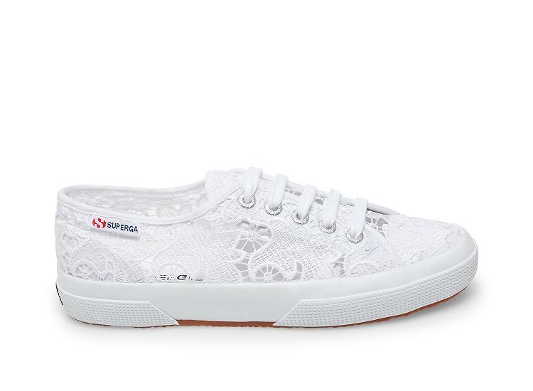 Superga 2750 Macramew White - Womens Superga Lace Up Shoes